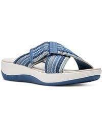 Clarks - Cloudsteppers Arla Wave Sandals - Lyst