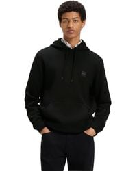 BOSS - Boss By Logo Patch Hoodie - Lyst