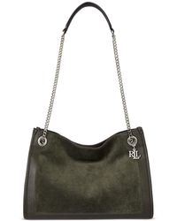 Ralph Lauren - Bradley Small Suede Tote Bag - Lyst