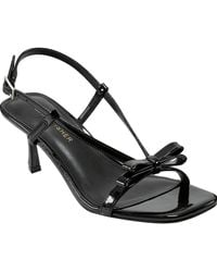 Marc Fisher - Danzy Bow Square Toe Dress Sandals - Lyst