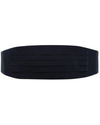 Trafalgar - Sutton Solid Color Silk Cummerbund - Lyst