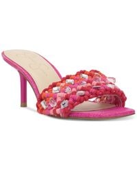 Jessica Simpson - Cameleah Embellished Woven Dress Sandals - Lyst