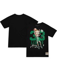 Mitchell & Ness Larry Bird Shooting Shirt in Green for Men