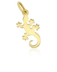 The Lovery - Mini Lizard Charm 14k - Lyst