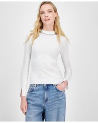 HUGO - Chain-neck Long-sleeve Top - Lyst