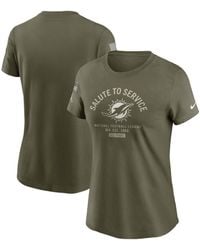Nike - Miami Dolphins 2025 Salute To Service Sideline T-shirt - Lyst