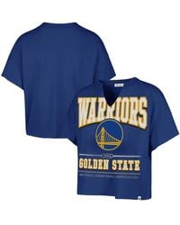 '47 - Golden State Warriors Elation Oversized Notch Neck T-shirt - Lyst