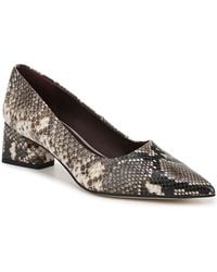 Franco Sarto - Racer Pointed Toe Block Heel Pumps - Lyst