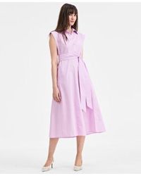 On 34th - Sleeveless Shirtdress Monikaa Slingback Pumps Exclusively At Macys - Lyst