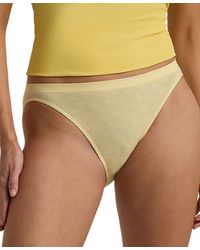 Lauren by Ralph Lauren - Monogram Mesh Jacquard 3-pack Bikini Underwear - Lyst