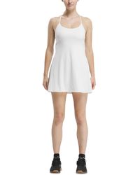 Reebok - Lux Strappy Sleeveless Bodysuit Dress - Lyst