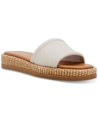 Steve Madden - Boardwalk Espadrille Slide Sandals - Lyst