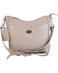 Mancini - Pebble Elizabeth Leather Crossbody Handbag - Lyst