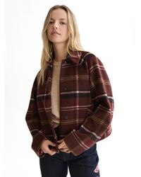 Scotch & Soda - Checked Short Jacket - Lyst