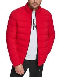 Calvin Klein - Quilted Infinite Stretch Water-resistant Puffer Jacket - Lyst