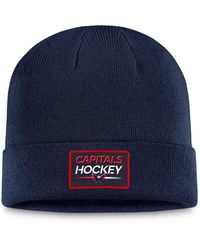 Fanatics - Washington Capitals Authentic Pro Cuffed Knit Hat - Lyst