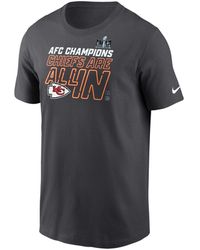 Nike - Kansas City Chiefs 2023 Afc Champions Locker Room Trophy Collection T-shirt - Lyst