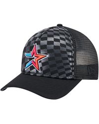 KTZ - Houston Astros Gradient 9forty A-frame M-crown Trucker Adjustable Hat - Lyst