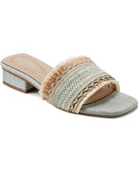 Easy Spirit - Graciela Raffia Block Heel Sandals - Lyst