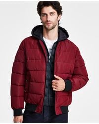 Michael Kors - Hooded Puffer Bomber Jacket - Lyst