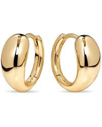 DEVATA - Teardrop Hoop Earrings - Lyst