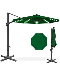 Best Choice Products - 10ft 360-degree Solar Led Lit Cantilever Patio Umbrella - Lyst
