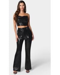 Bebe - Two Piece Shimmer Set - Lyst