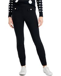 Charter Club Ponté-knit Pull-on Skinny Pants, Created For Macy's - Black