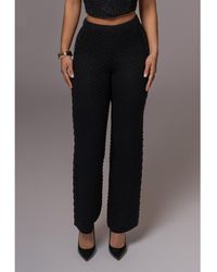 JLUXLABEL - Beige Madison Knit Pants - Lyst