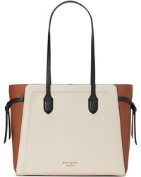 Kate Spade - Knott Colorblocked Leather Large Tote - Lyst