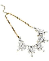 SOH - Chunky Crystal Statement Necklace - Lyst