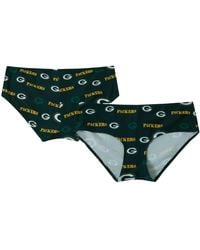 Concepts Sport - Bay Packers Mosaic Allover Print Knit Panty - Lyst