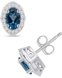 Macy's - Gemstone And Diamond ((1/5 Ct. T.w. - Lyst