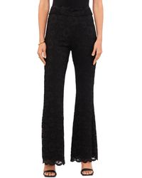 Vince Camuto - Lace Scalloped-edge Pull-on Flare Pants - Lyst