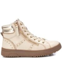 Xti - Carmela Collection Leather Sneaker Booties By - Lyst