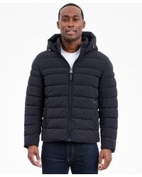 Michael Kors - Dressy Hooded Stretch Packable Jacket - Lyst