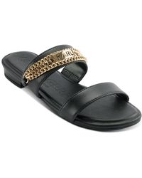 Karl Lagerfeld - Paris Cushioned Insole Everyday Canne-double Band Sandal Heeled - Lyst