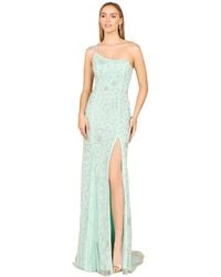 Lara - One Shoulder Beaded Gown - Lyst