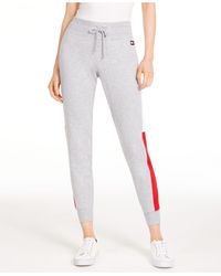 grey tommy hilfiger sweatpants