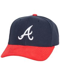Mitchell & Ness - Atlanta Braves Corduroy Pro Snapback Hat - Lyst