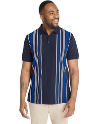 Johnny Bigg - Linden Vertical Stripe Polo Shirt Big & Tall - Lyst