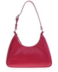 Joanna Maxham - Leather Prism Hobo Bag ( Dark Pink) - Lyst