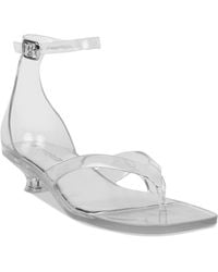 Jeffrey Campbell - Gummy Kitten-heel Jelly Thong Sandals - Lyst