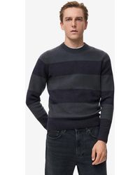 Mango - Wool-blend Striped Sweater - Lyst