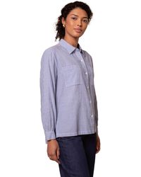 Celtic & Co. - Side Split Striped Shirt - Lyst
