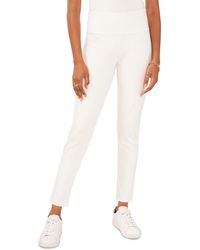 Vince Camuto - Wide-waistband Ponte-knit leggings - Lyst