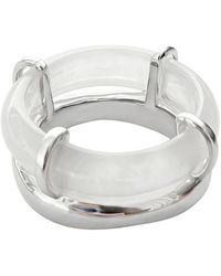seree - Lilac — Chunky Green And Jade Ring - Lyst
