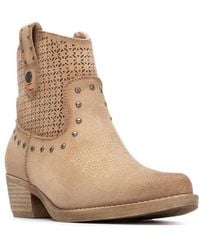 Xti - Refresh Collection Suede Ankle Booties - Lyst