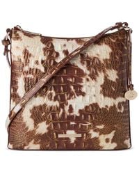 Brahmin - Katie Melbourne Embossed Leather Crossbody Bag - Lyst