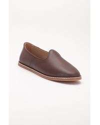 Epilogue Shoes - Dalya Leather Slip On Flats () - Lyst